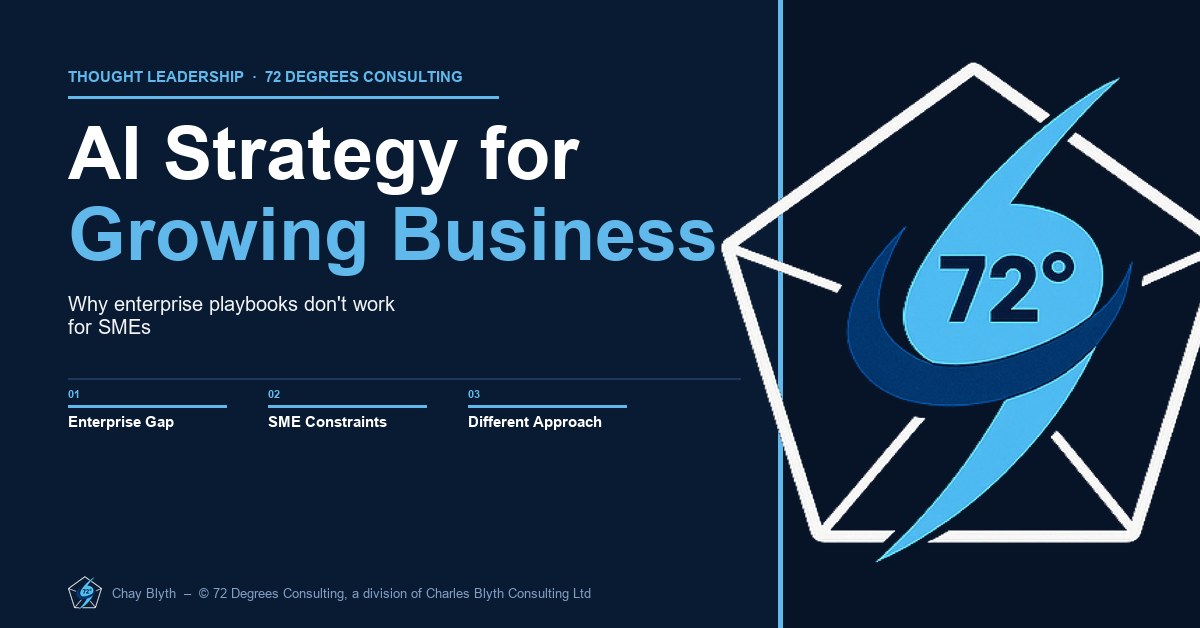 AI Strategy for Growing Businesses: Why Enterprise Playbooks Don't Work